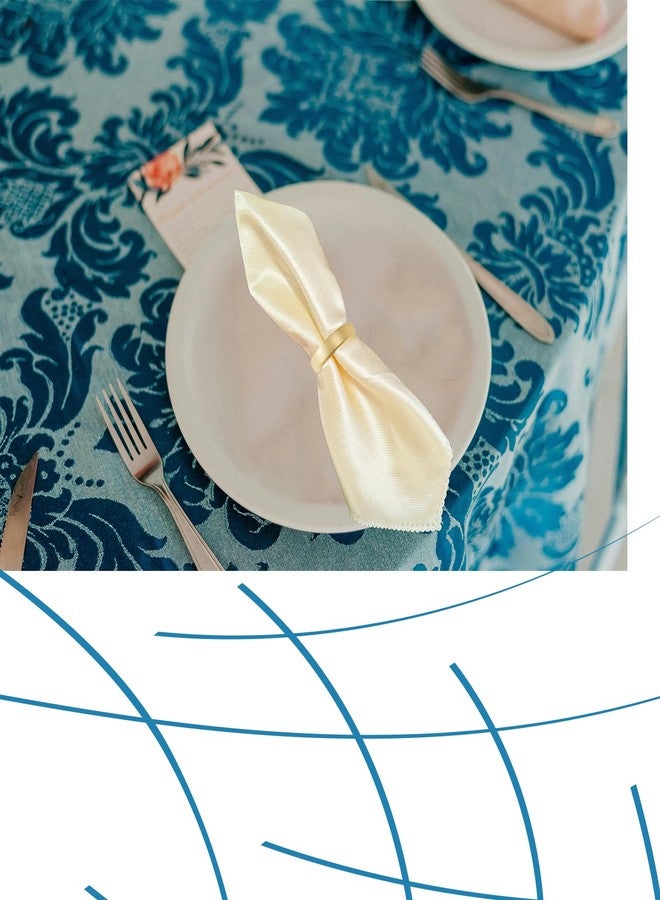 CYRYLC 10 Pcs Gold Napkin Rings - Metal Napkin Ring(Semicircle) Stainless Steel Napkin Rings for Table Settings Wedding Christmas Party Dinner Table - Image 5